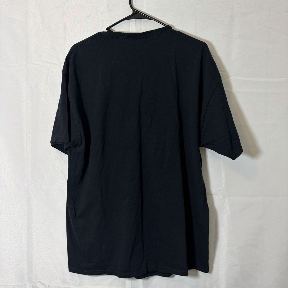 Wolf Moon T Shirt XL Navy Fruit of the Loom Wolves Graphic Tee Nature Outdoors - Picture 4 of 6